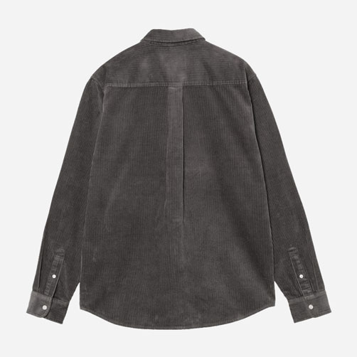 Carhartt WIP Long Sleeve Madison Cord Shirt - Graphite/Graphite