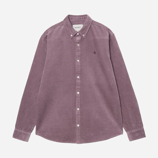 Carhartt WIP Long Sleeve Madison Cord Shirt - Phlox/Phlox