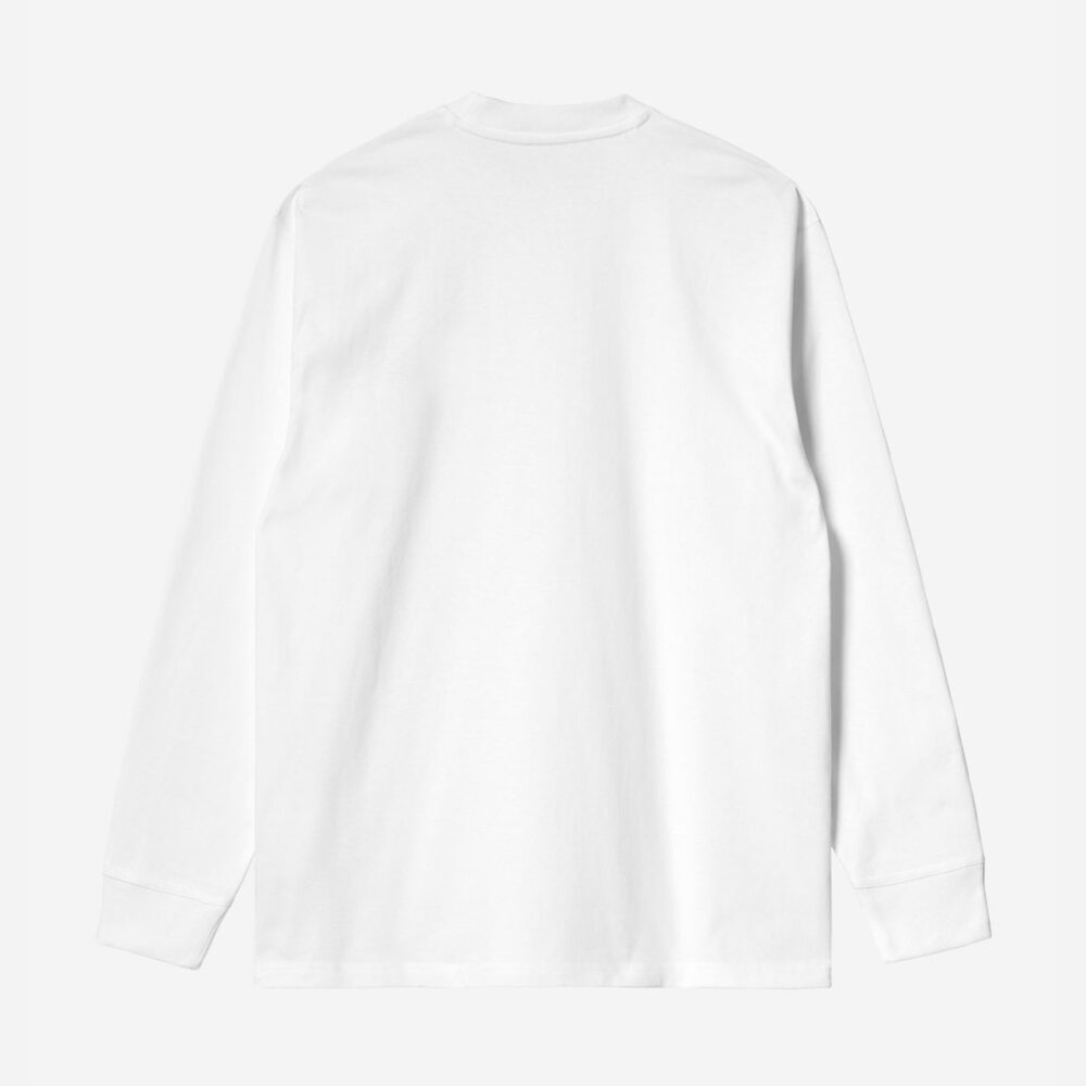 Carhartt WIP Long Sleeve Pocket Heart Tee - White/Black Carhartt WIP Long Sleeve Pocket Heart Tee - White/Black