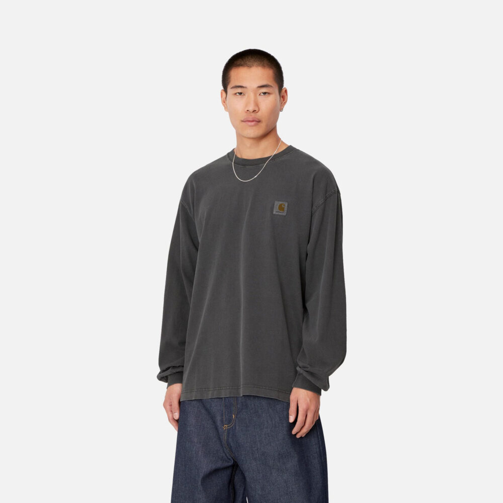 Carhartt WIP Long Sleeve Vista Tee - Black