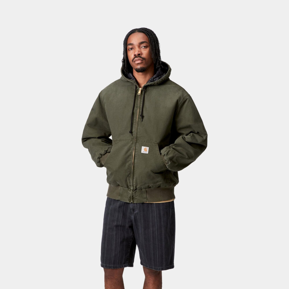 Carhartt WIP OG Active Jacket - Olive Stone Canvas