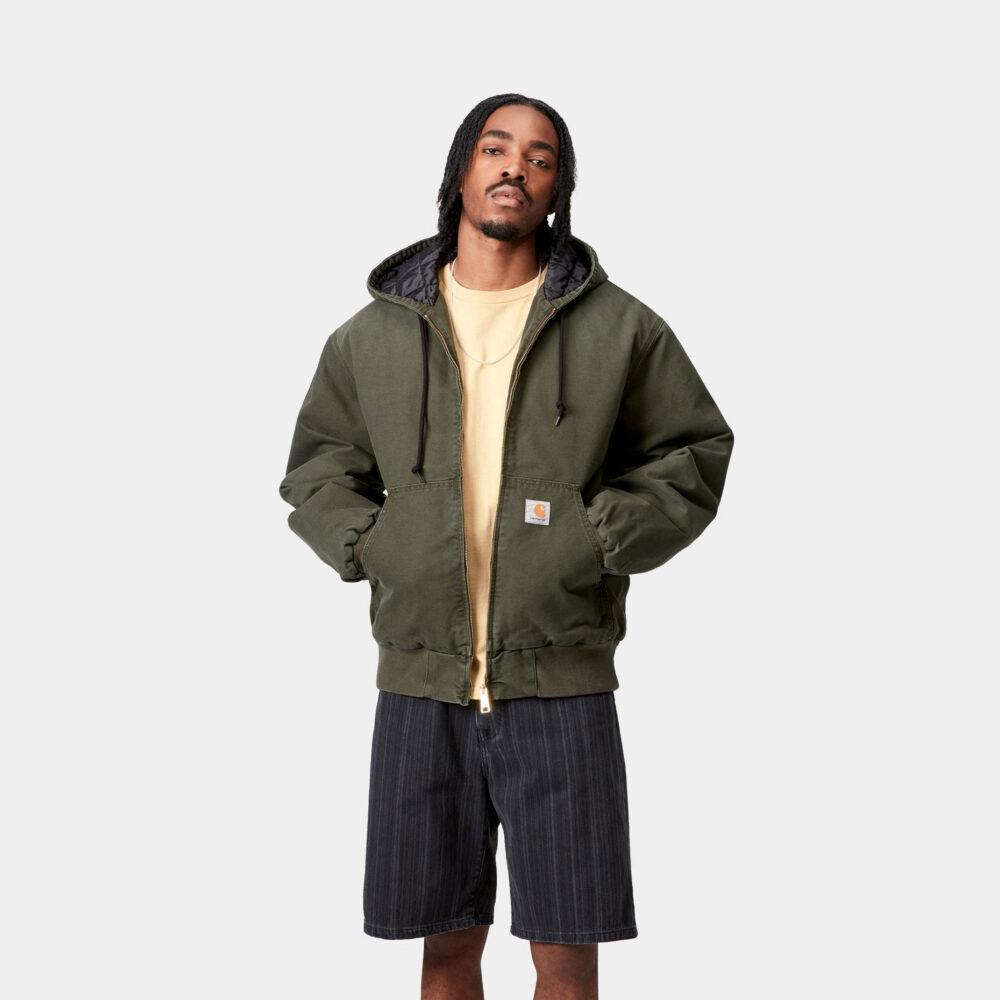 Carhartt WIP OG Active Jacket - Olive Stone Canvas