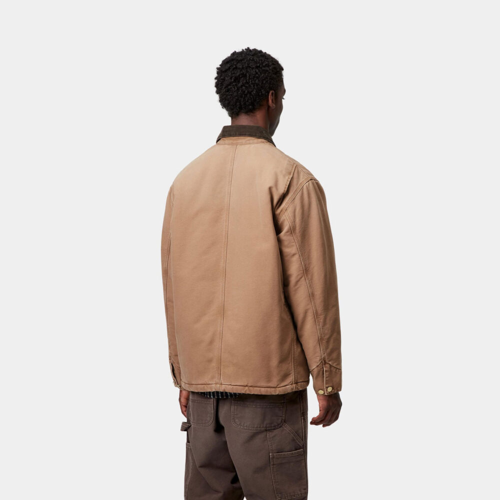 Carhartt WIP OG Chore Coat - Hamilton Brown/Tobacco Stone Canvas Carhartt WIP OG Chore Coat - Hamilton Brown/Tobacco Stone Canvas