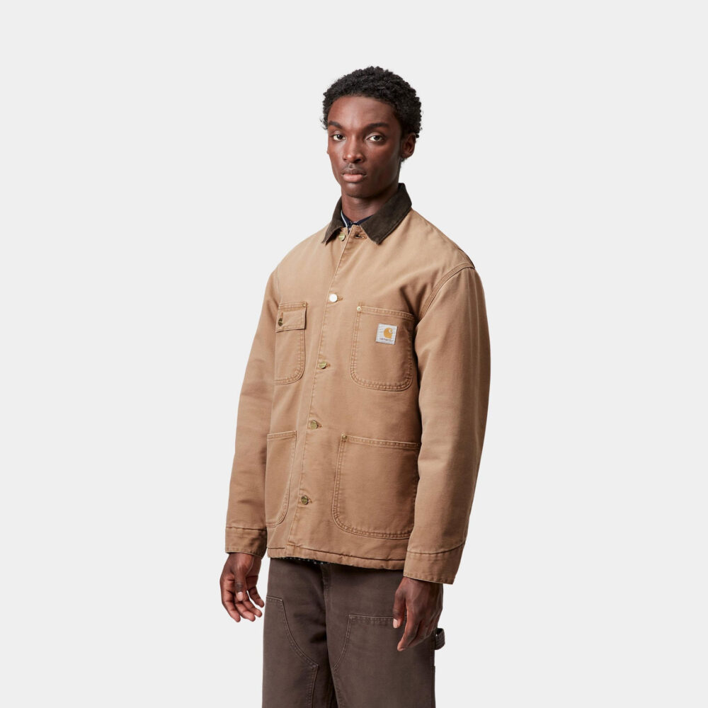 Carhartt WIP OG Chore Coat - Hamilton Brown/Tobacco Stone Canvas Carhartt WIP OG Chore Coat - Hamilton Brown/Tobacco Stone Canvas