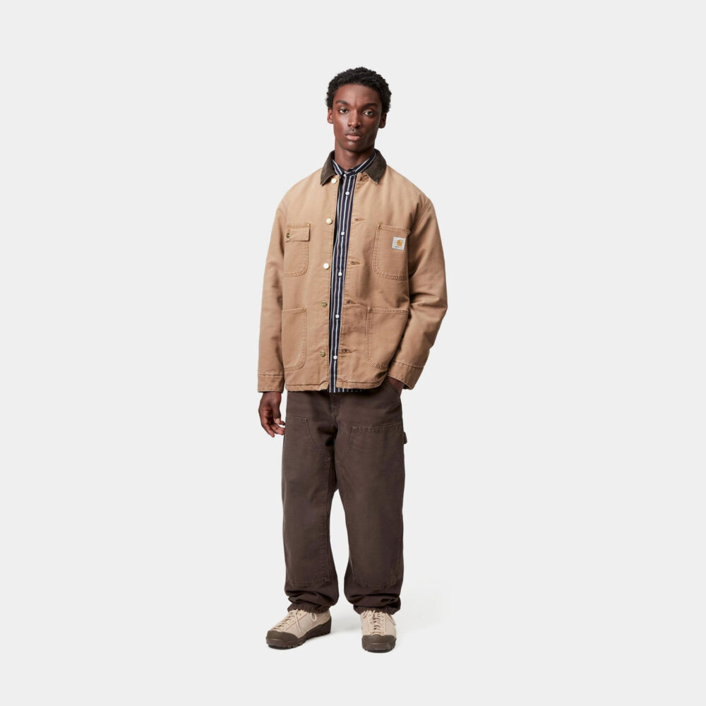 Carhartt WIP OG Chore Coat - Hamilton Brown/Tobacco Stone Canvas