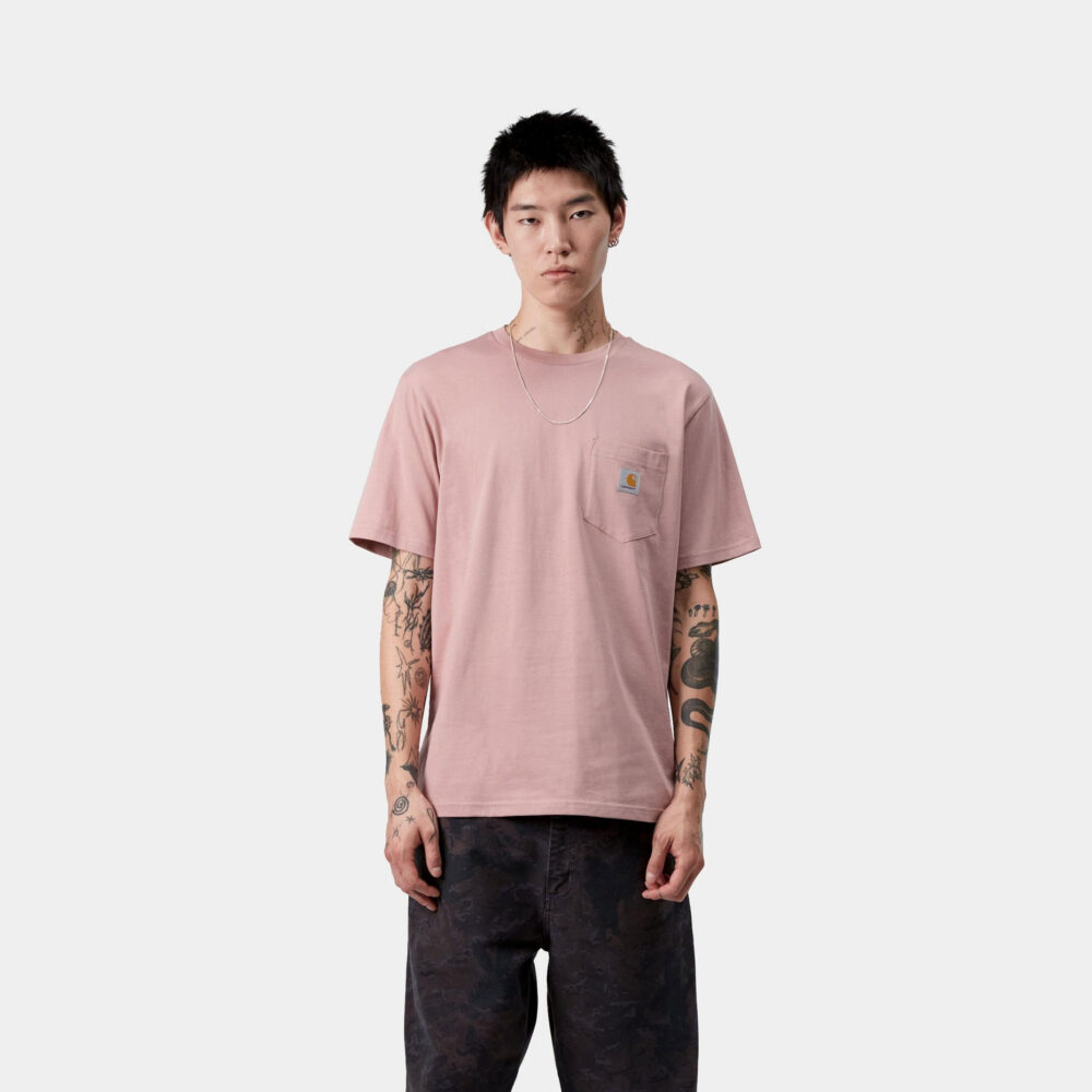 Carhartt WIP Pocket Tee - Glassy Pink Carhartt WIP Pocket Tee - Glassy Pink