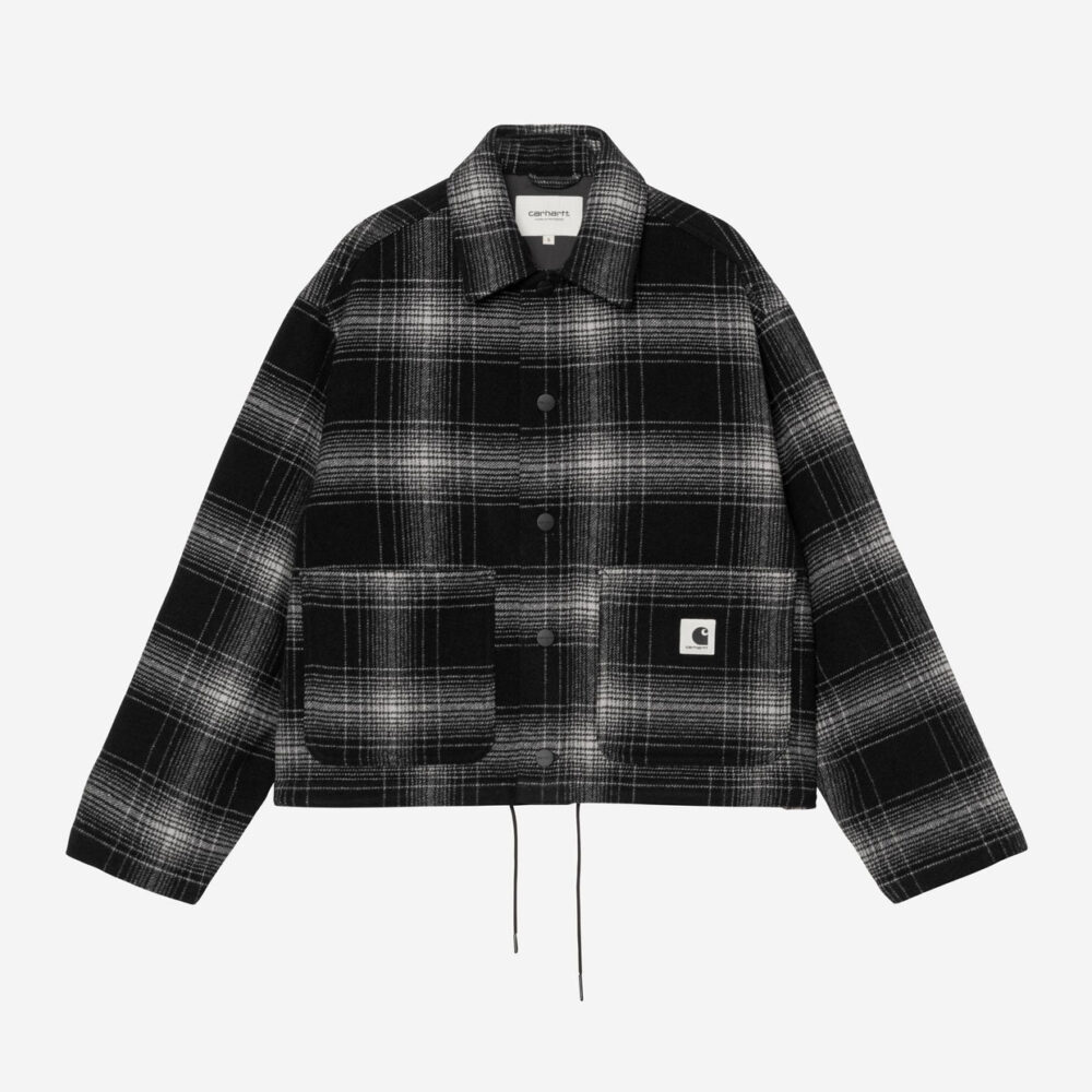 Carhartt WIP Women's Brennan Check Shirt Jac - Black/Wax Carhartt WIP Women's Brennan Check Shirt Jac - Black/Wax