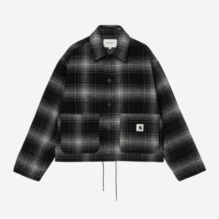 Carhartt WIP Women's Brennan Check Shirt Jac - Black/Wax Carhartt WIP Women's Brennan Check Shirt Jac - Black/Wax