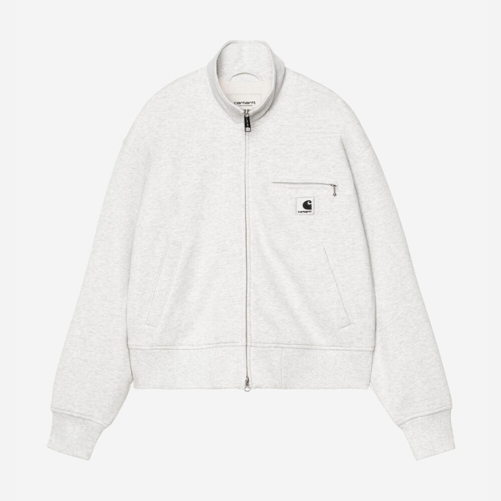 Carhartt WIP Women's Detroit Zip Sweat - Ash Heather Carhartt WIP Women's Detroit Zip Sweat - Ash Heather