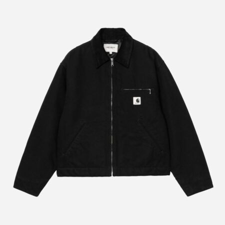 Carhartt WIP Women's OG Detroit Jacket - Black/Black Rinsed