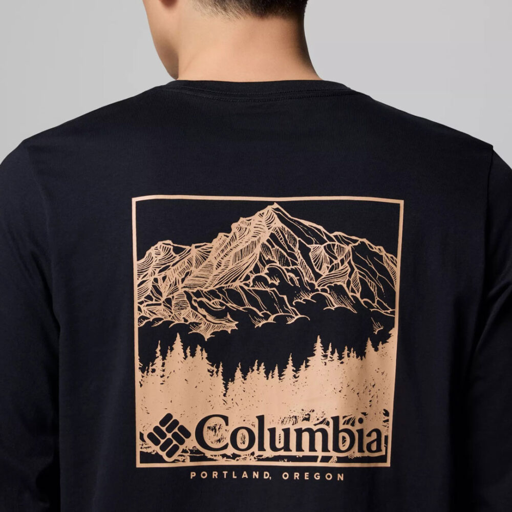 Columbia CSC Seasonal Logo Long Sleeve Tee - Black/Meadowland