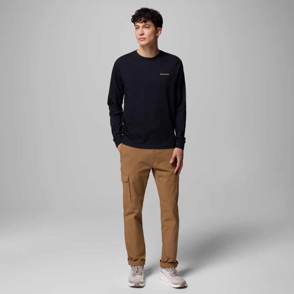 Columbia CSC Seasonal Logo Long Sleeve Tee - Black/Meadowland