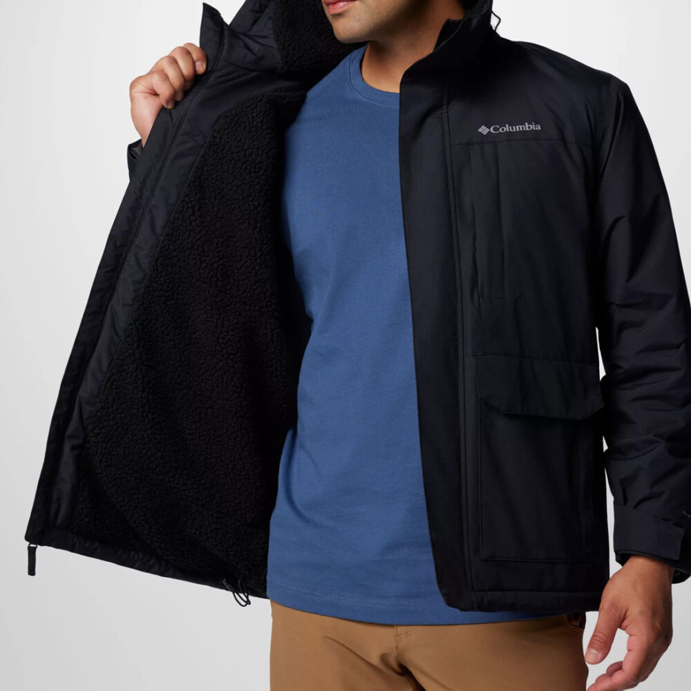 Columbia Landroamer Sherpa Lined Jacket - Black Columbia Landroamer Sherpa Lined Jacket - Black