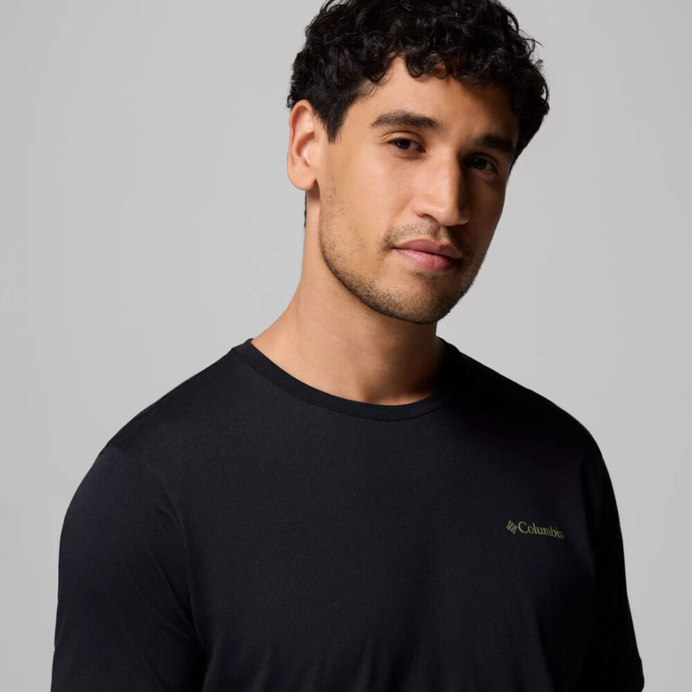 Columbia North Cascade Short Sleeve Tee - Black/Framed Treebark Columbia North Cascade Short Sleeve Tee - Black/Framed Treebark