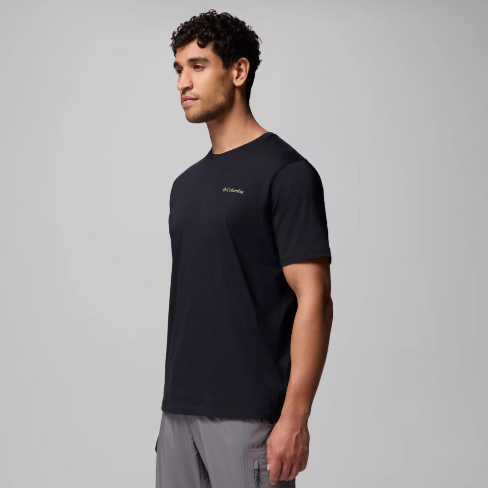 Columbia North Cascade Short Sleeve Tee - Black/Framed Treebark Columbia North Cascade Short Sleeve Tee - Black/Framed Treebark