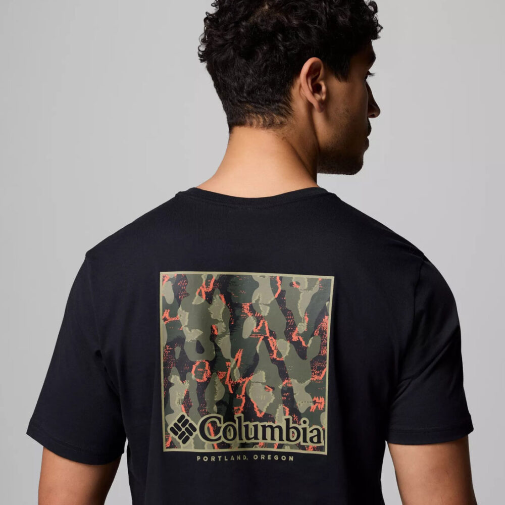 Columbia North Cascade Short Sleeve Tee - Black/Framed Treebark Columbia North Cascade Short Sleeve Tee - Black/Framed Treebark