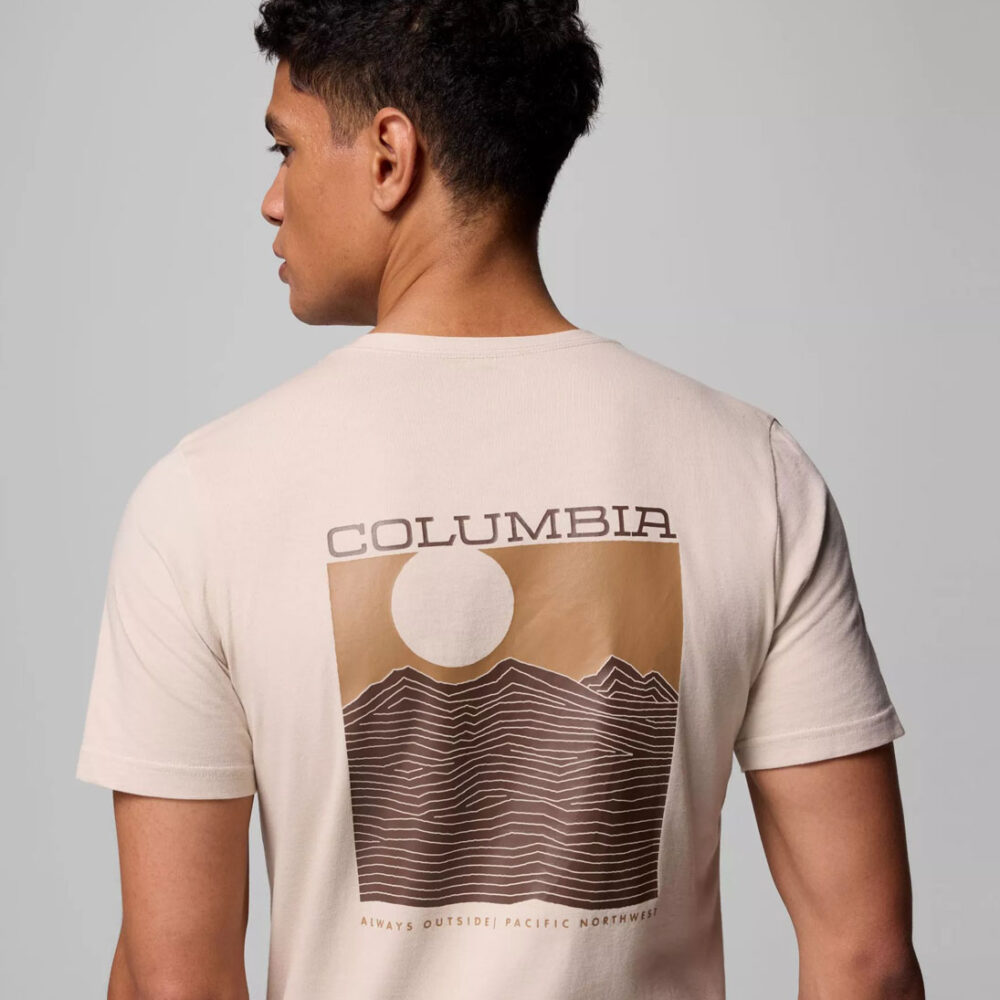 Columbia Rapid Ridge Back Graphic Tee 2 - Dark Stone/Framed Landscape Columbia Rapid Ridge Back Graphic Tee 2 - Dark Stone/Framed Landscape