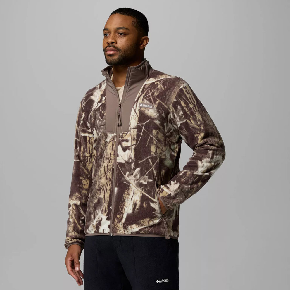 Columbia Sequoia Grove Printed Full Zip Fleece - Iron Timberwolf Columbia Sequoia Grove Printed Full Zip Fleece - Iron Timberwolf
