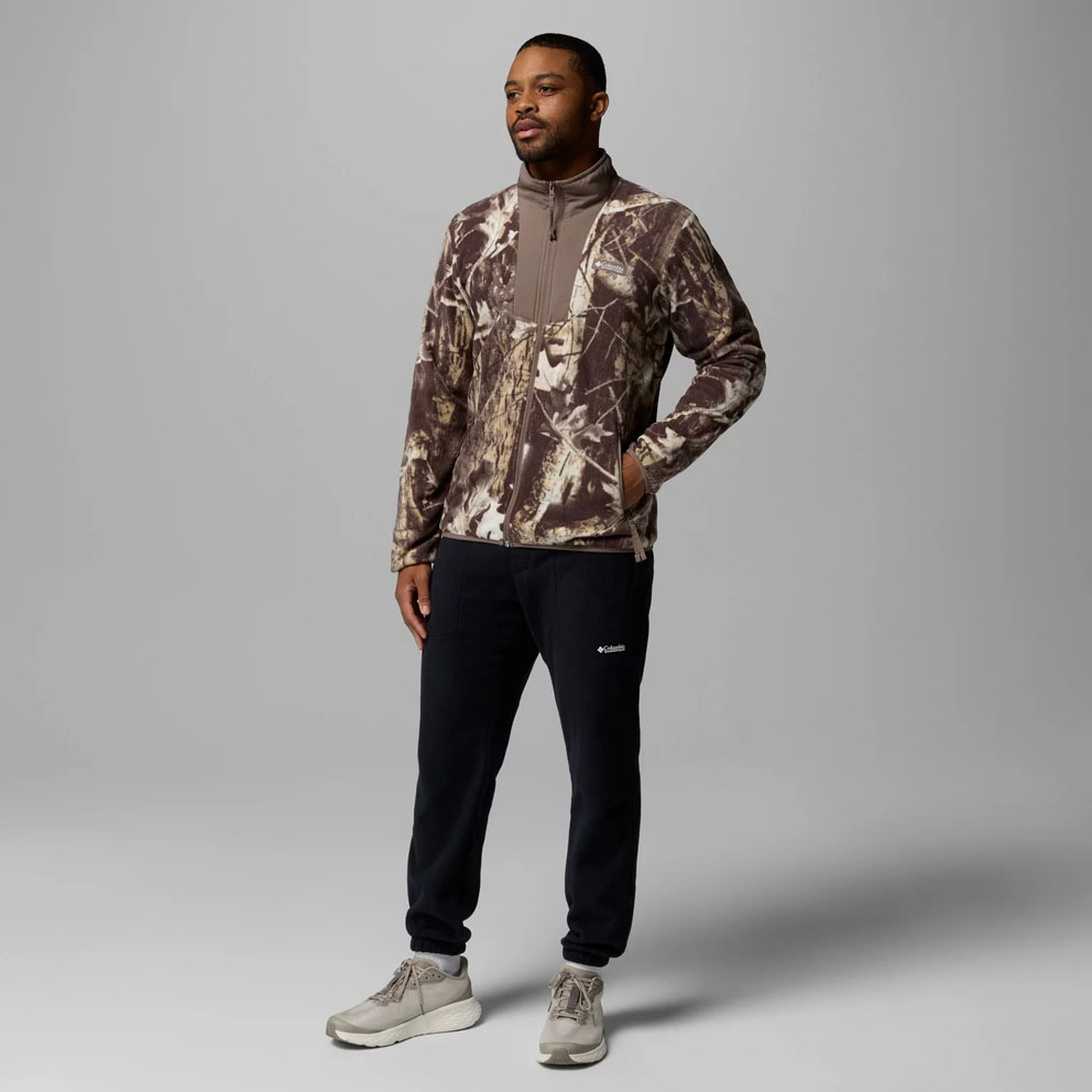 Columbia Sequoia Grove Printed Full Zip Fleece - Iron Timberwolf