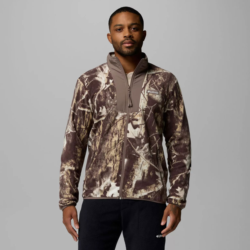Columbia Sequoia Grove Printed Full Zip Fleece - Iron Timberwolf Columbia Sequoia Grove Printed Full Zip Fleece - Iron Timberwolf