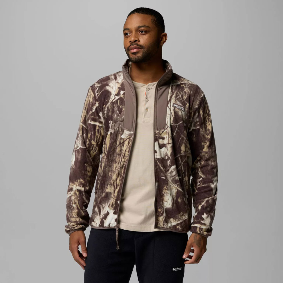 Columbia Sequoia Grove Printed Full Zip Fleece - Iron Timberwolf Columbia Sequoia Grove Printed Full Zip Fleece - Iron Timberwolf