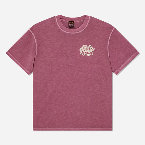 Deus Debris Reverse Tee - Dry Rose
