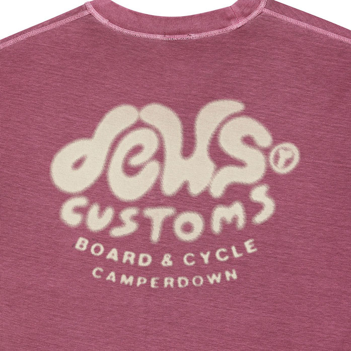 Deus Debris Reverse Tee - Dry Rose