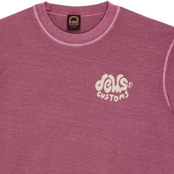 Deus Debris Reverse Tee - Dry Rose
