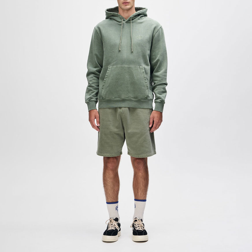 Deus Shield Garment Dyed Hoodie - Cypress Green Deus Shield Garment Dyed Hoodie - Cypress Green