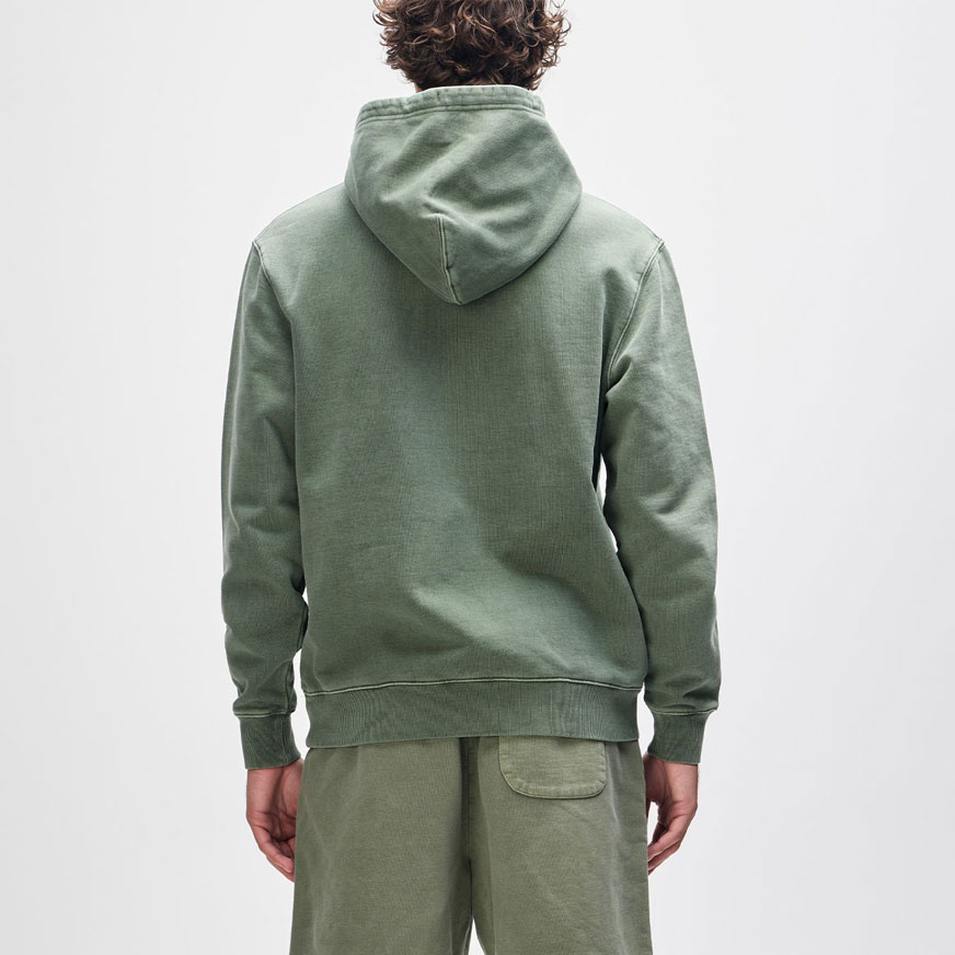 Deus Shield Garment Dyed Hoodie - Cypress Green Deus Shield Garment Dyed Hoodie - Cypress Green