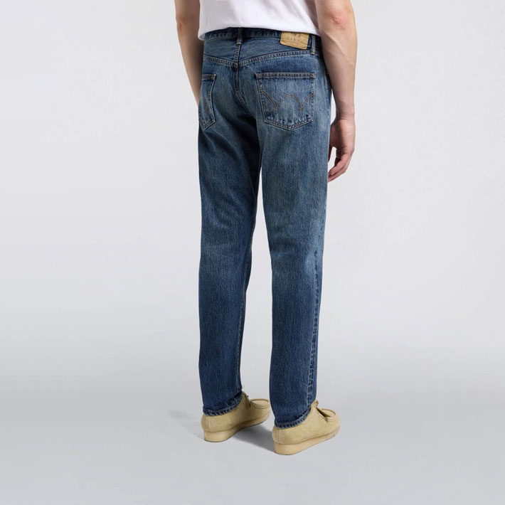 Edwin Kurabo Red Selvage 14oz Regular Taper Fit Jean - Blue Dark Used Edwin Kurabo Red Selvage 14oz Regular Taper Fit Jean - Blue Dark Used
