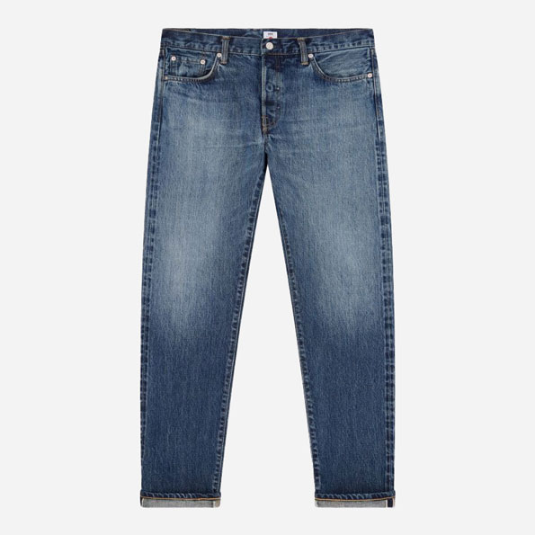 Edwin Kurabo Red Selvage 14oz Regular Taper Fit Jean - Blue Dark Used Edwin Kurabo Red Selvage 14oz Regular Taper Fit Jean - Blue Dark Used