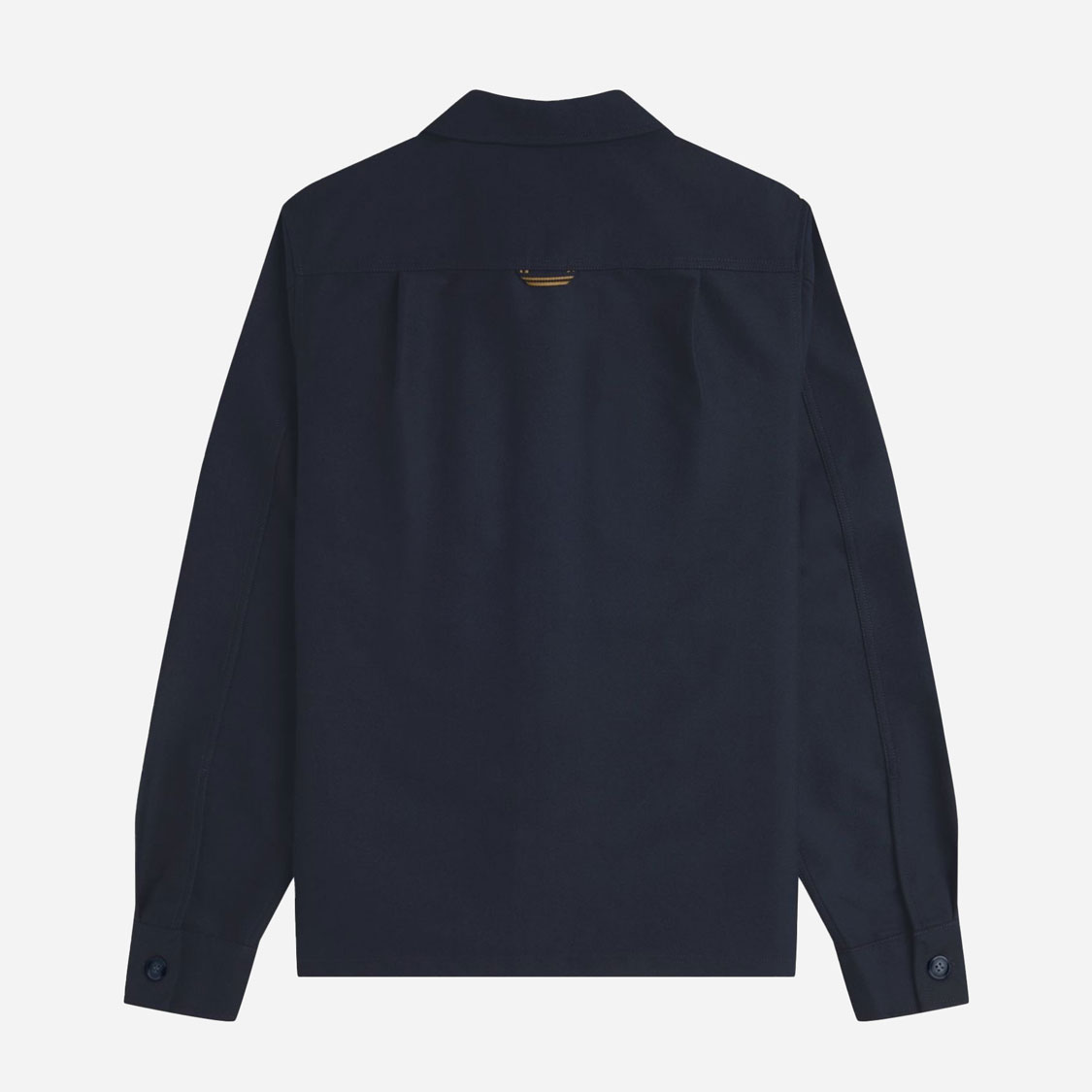 Fred Perry Brushed Twill Overshirt - Navy