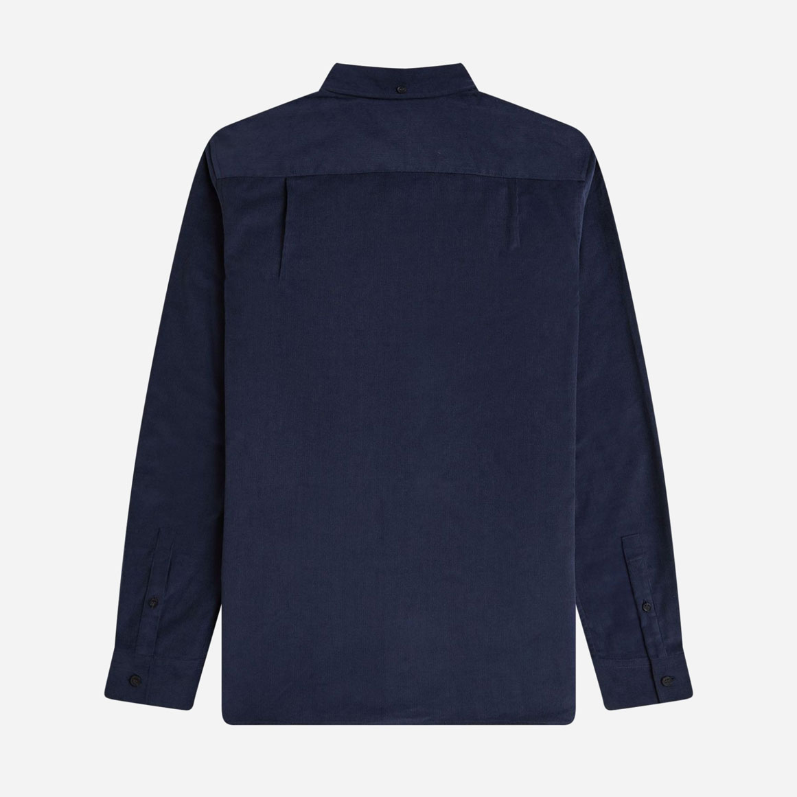 Fred Perry Needle Cord Shirt - Dark Airforce
