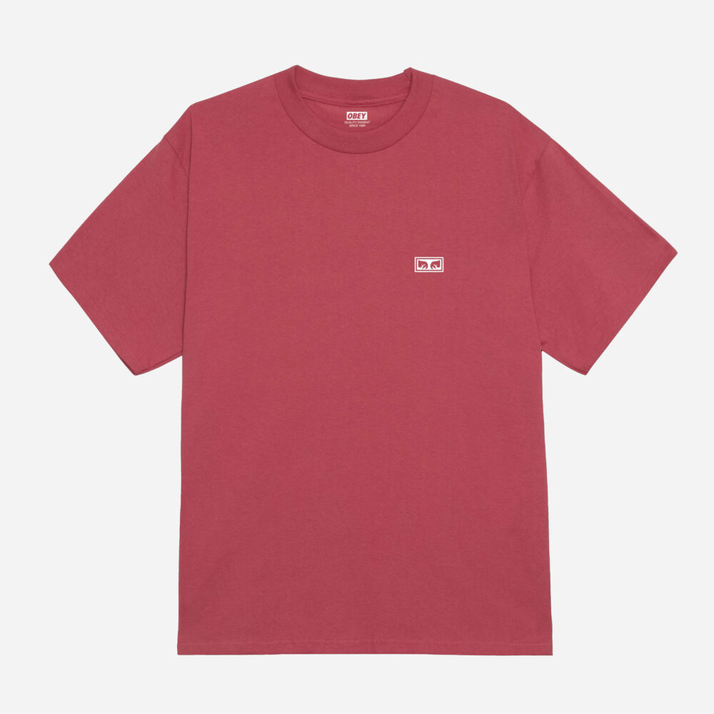 Obey Eyes 3 Classic Tee - Mineral Red