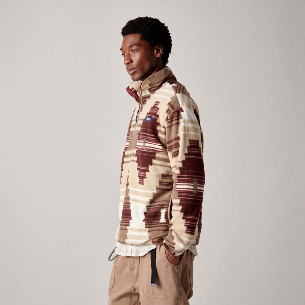 Penfield Forefront Fraylock Quarter Zip Fleece - Lead Grey
