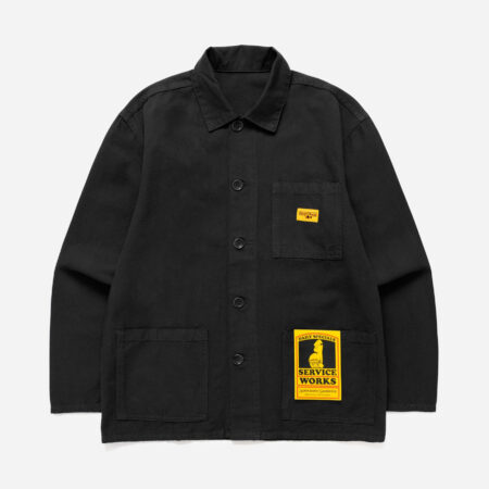 Service Works Canvas Chore Shirt - Black Service Works Canvas Chore Shirt - Black