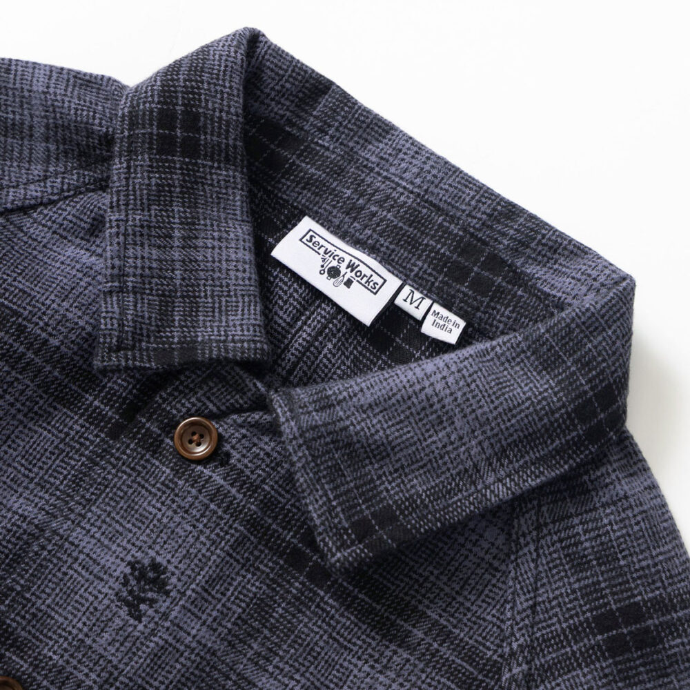 Service Works Thistle Plaid FOH Jacket - Black