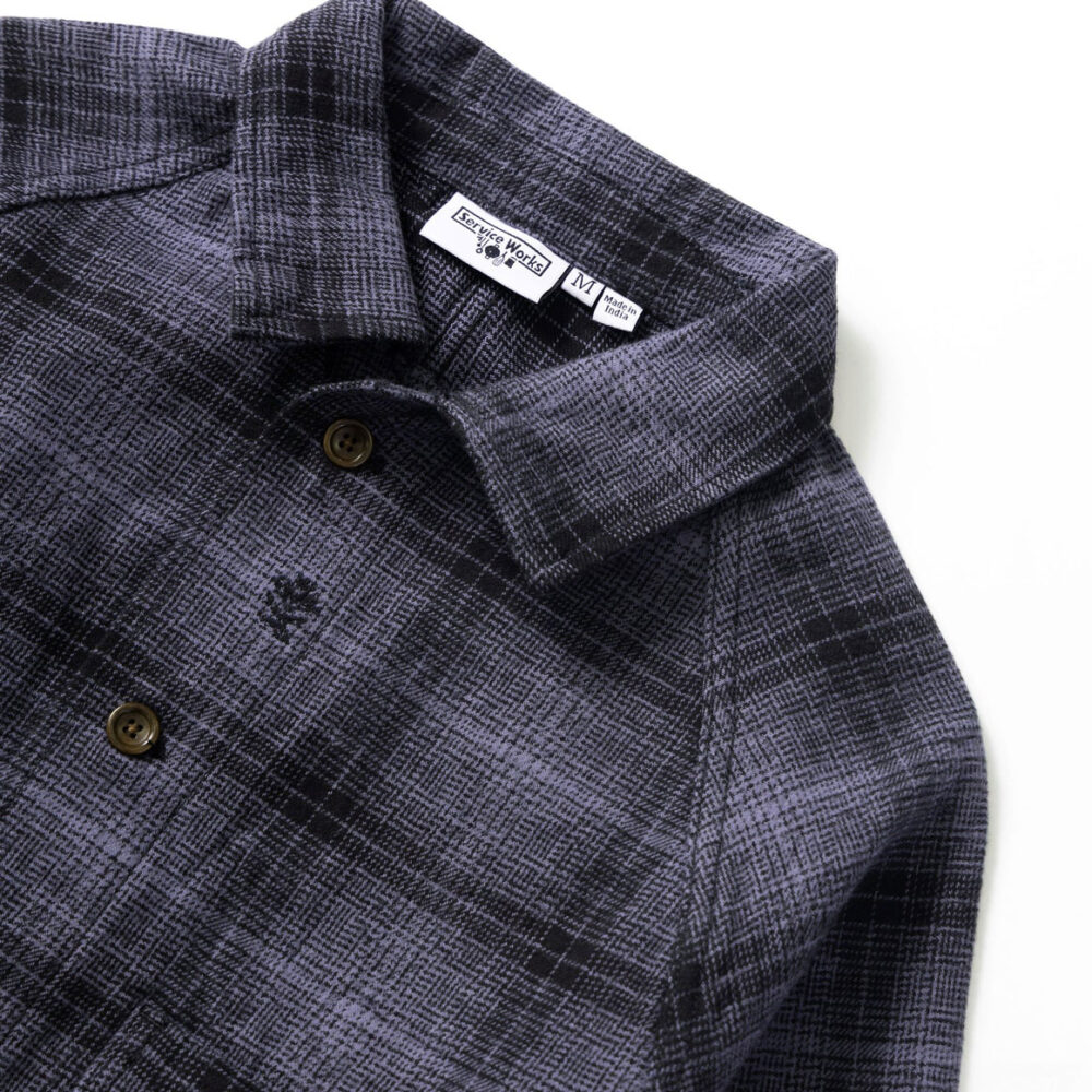 Service Works Thistle Plaid FOH Jacket - Black