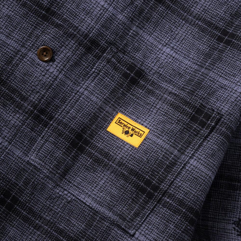 Service Works Thistle Plaid FOH Jacket - Black