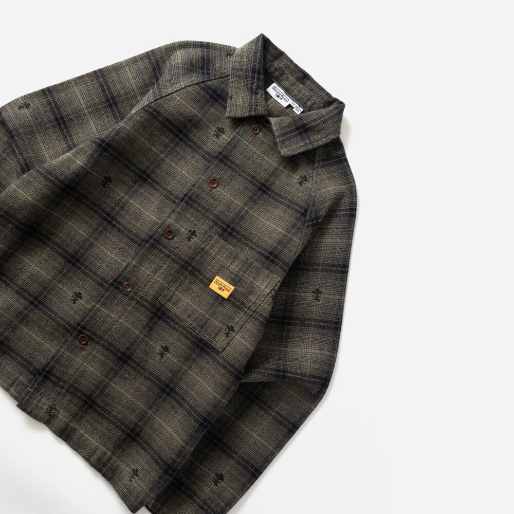 Service Works Thistle Plaid FOH Jacket - Olive