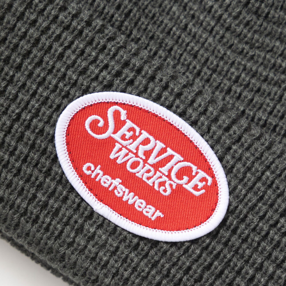 Service Works Waffle Patch Beanie - Grey