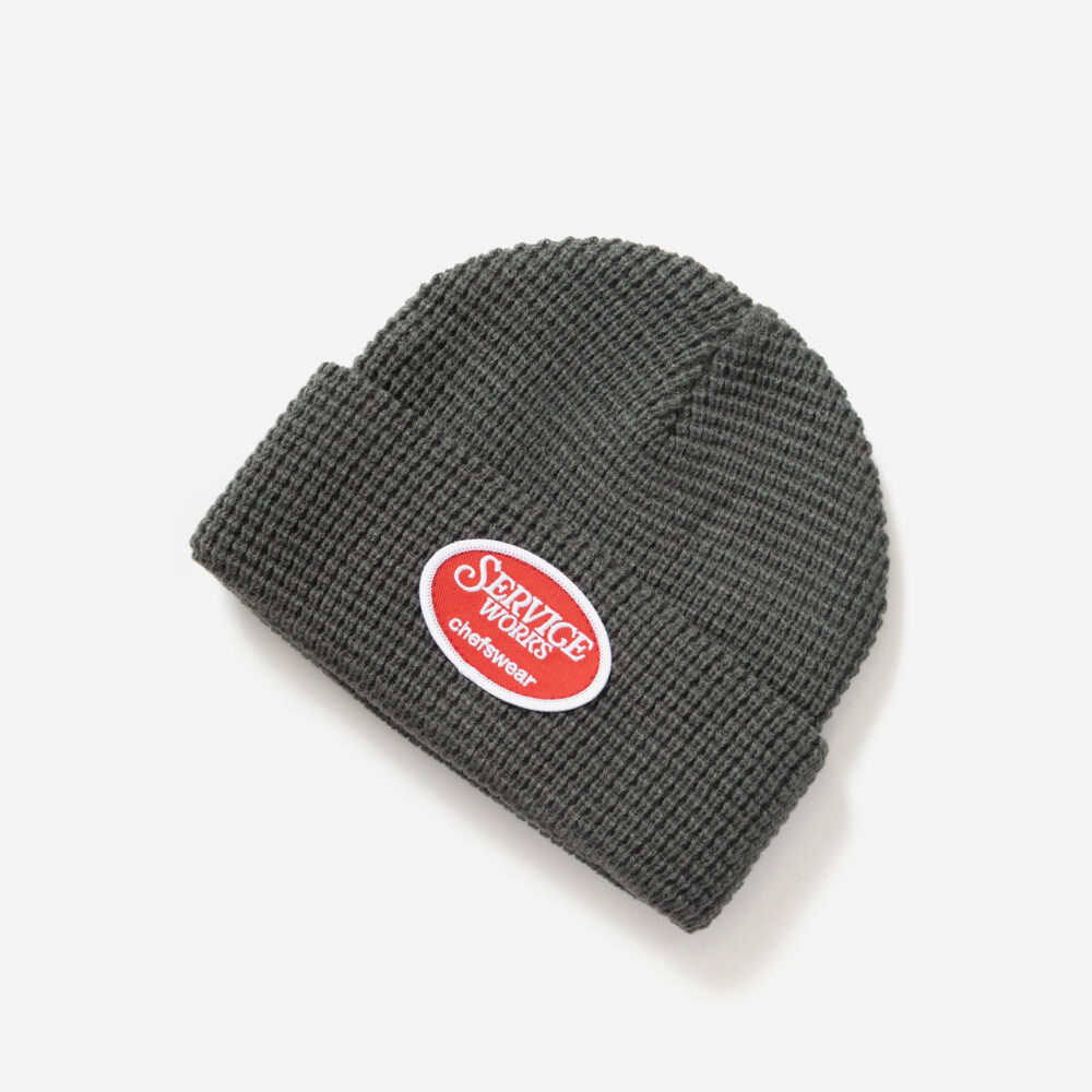 Service Works Waffle Patch Beanie - Grey