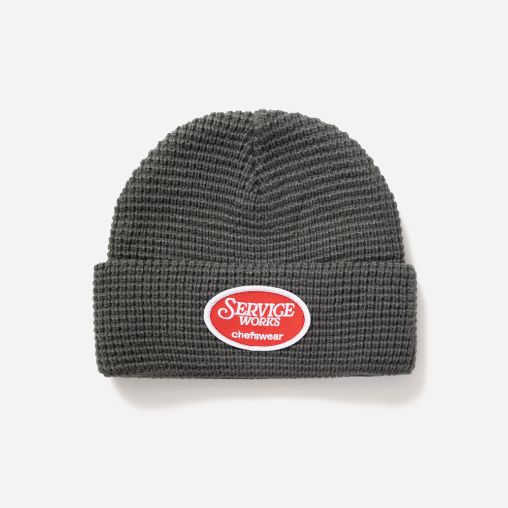 Service Works Waffle Patch Beanie - Grey