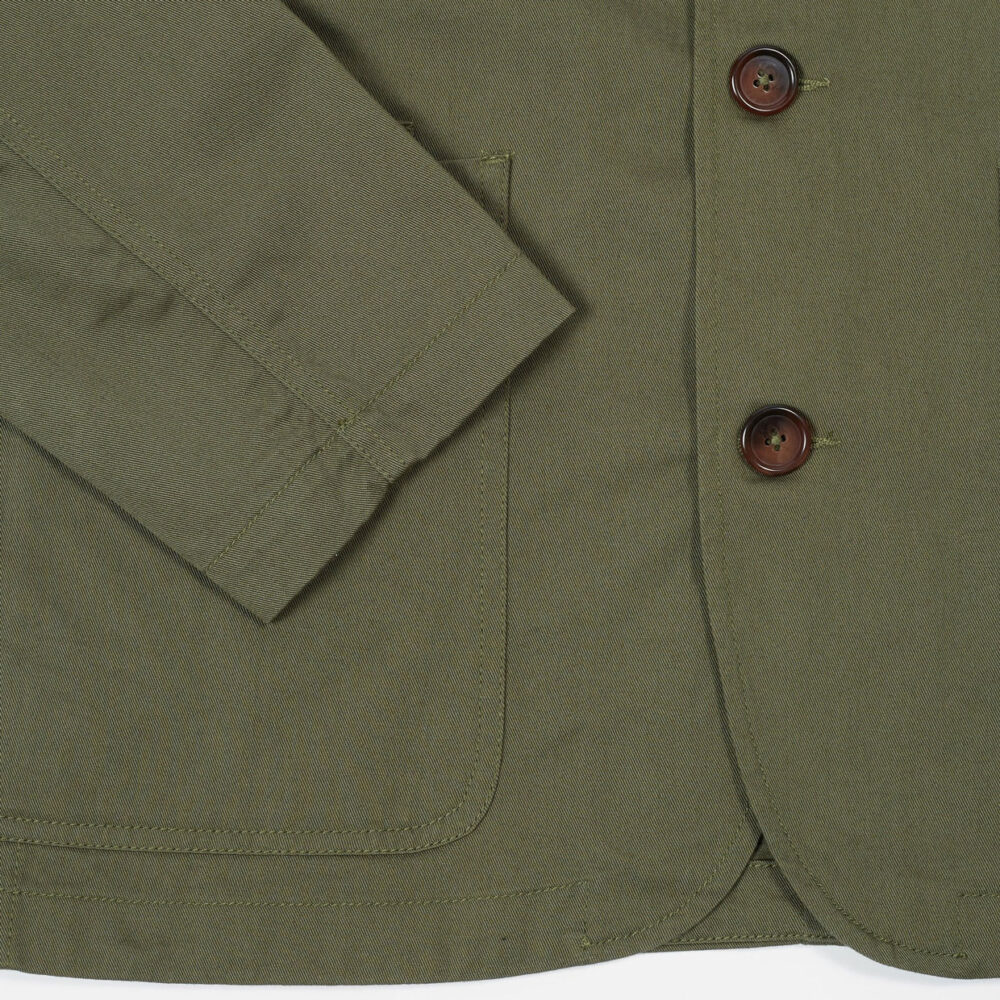 Universal Works Bakers Jacket - Light Olive