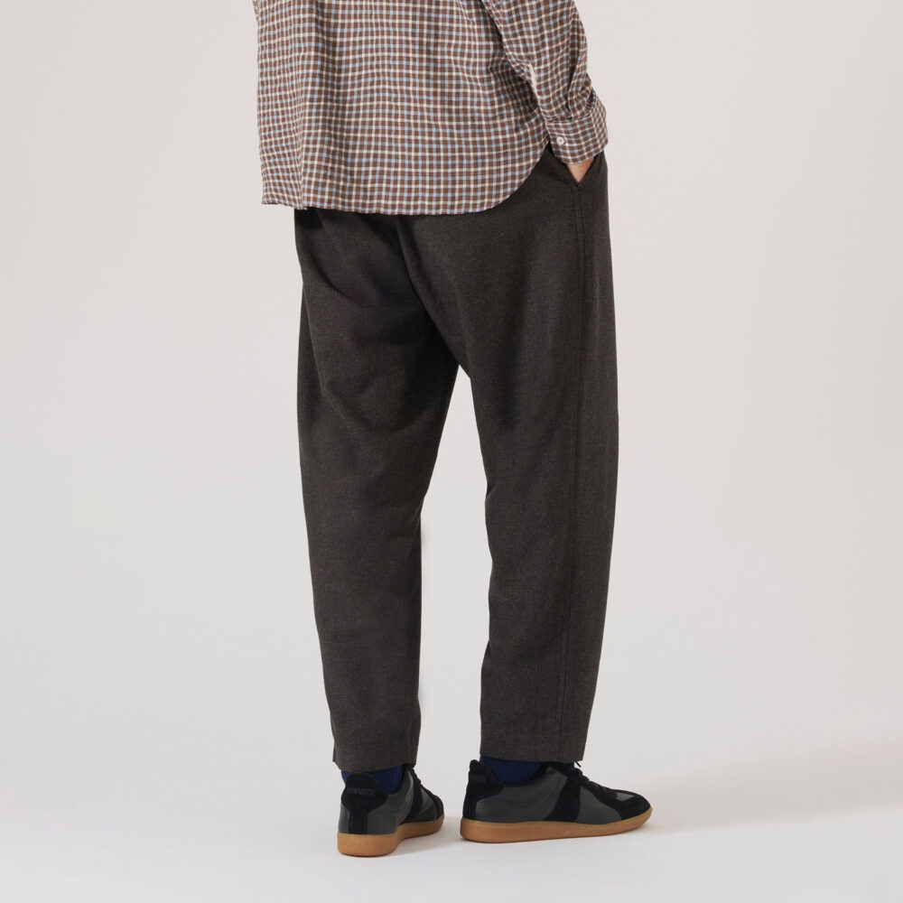 Universal Works Pleated Track Pant - Brown