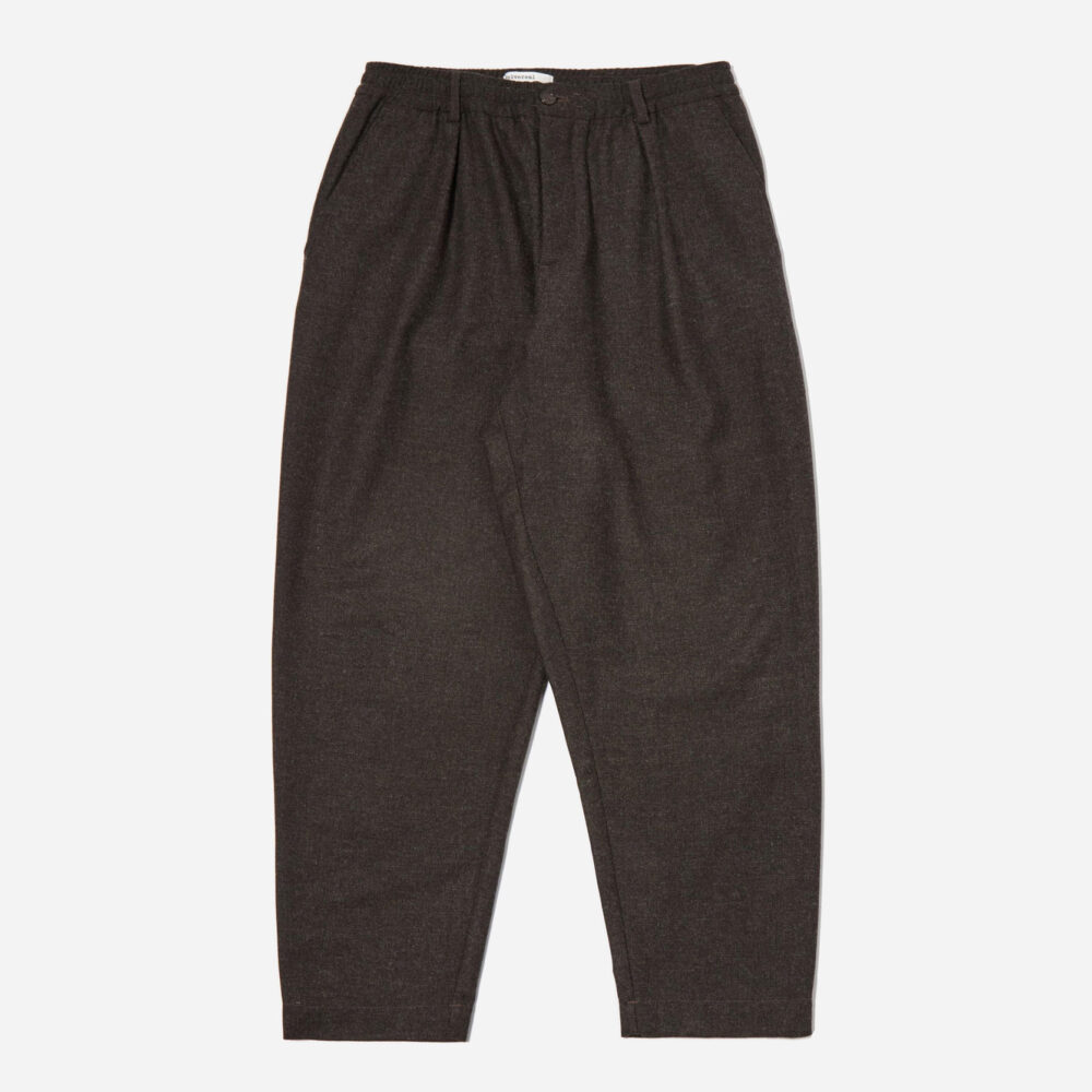 Universal Works Pleated Track Pant - Brown