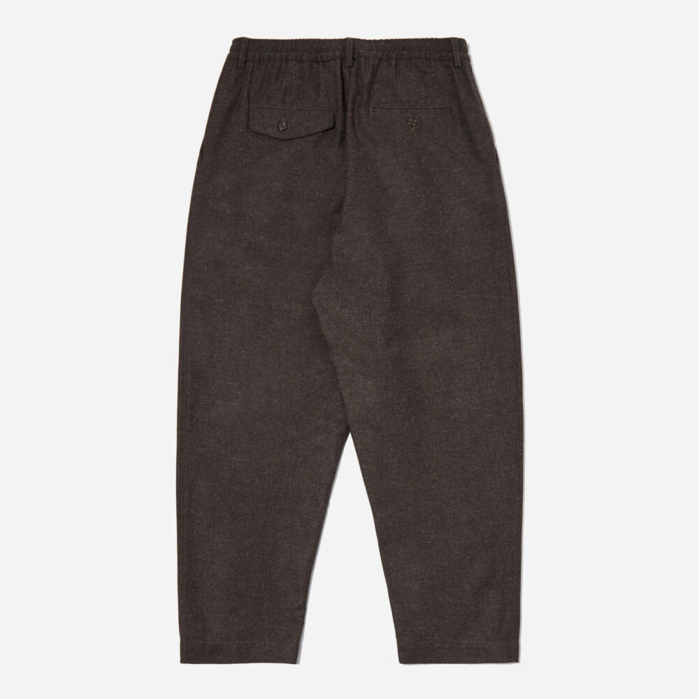 Universal Works Pleated Track Pant - Brown