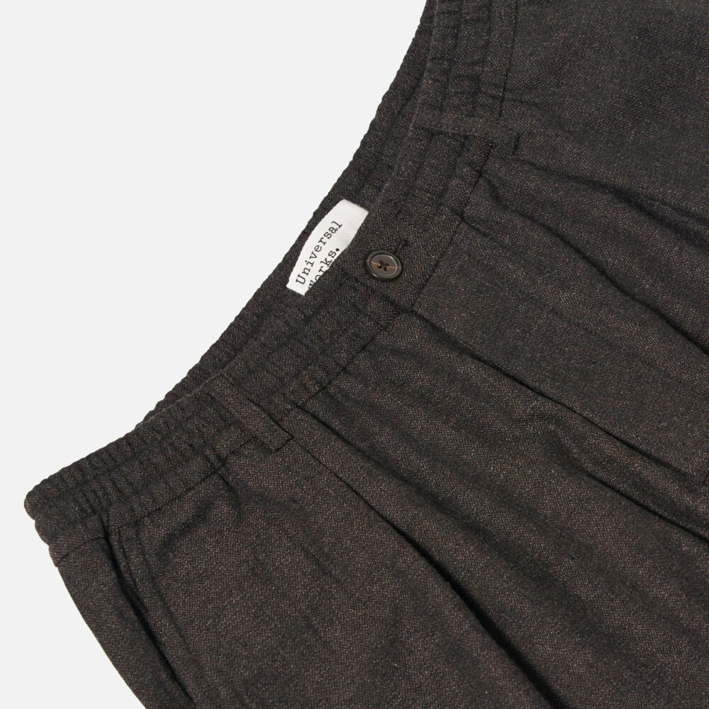 Universal Works Pleated Track Pant - Brown