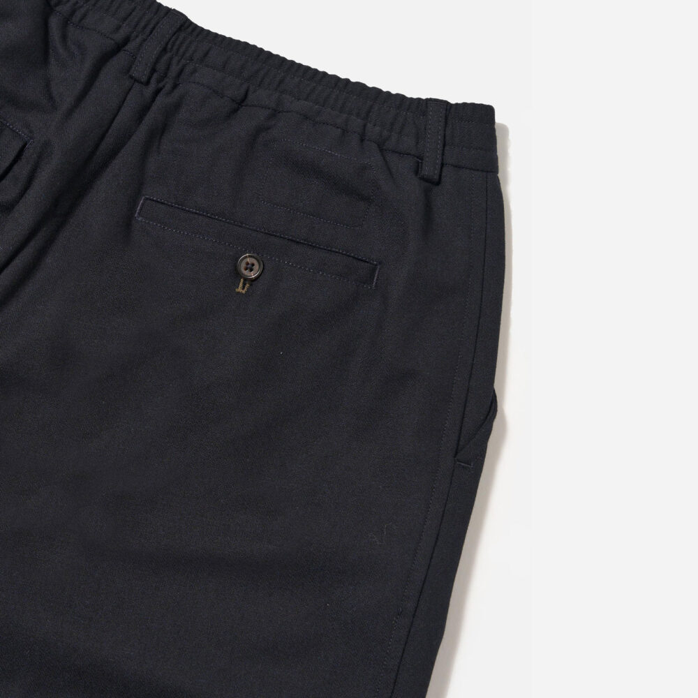 Universal Works Pleated Track Pant - Dark Navy